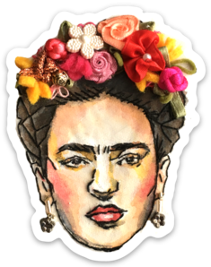 Frida Embroidery Sticker by Bri Bowers