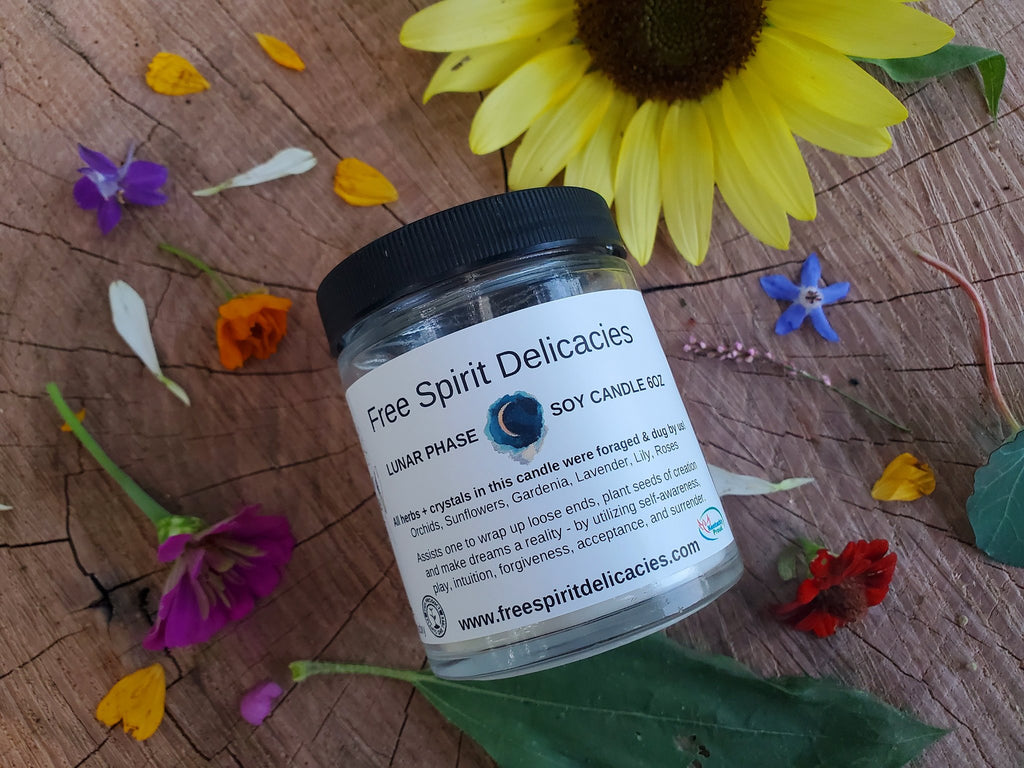 Lunar Phase Soy Candle by Free Spirit Delicacies
