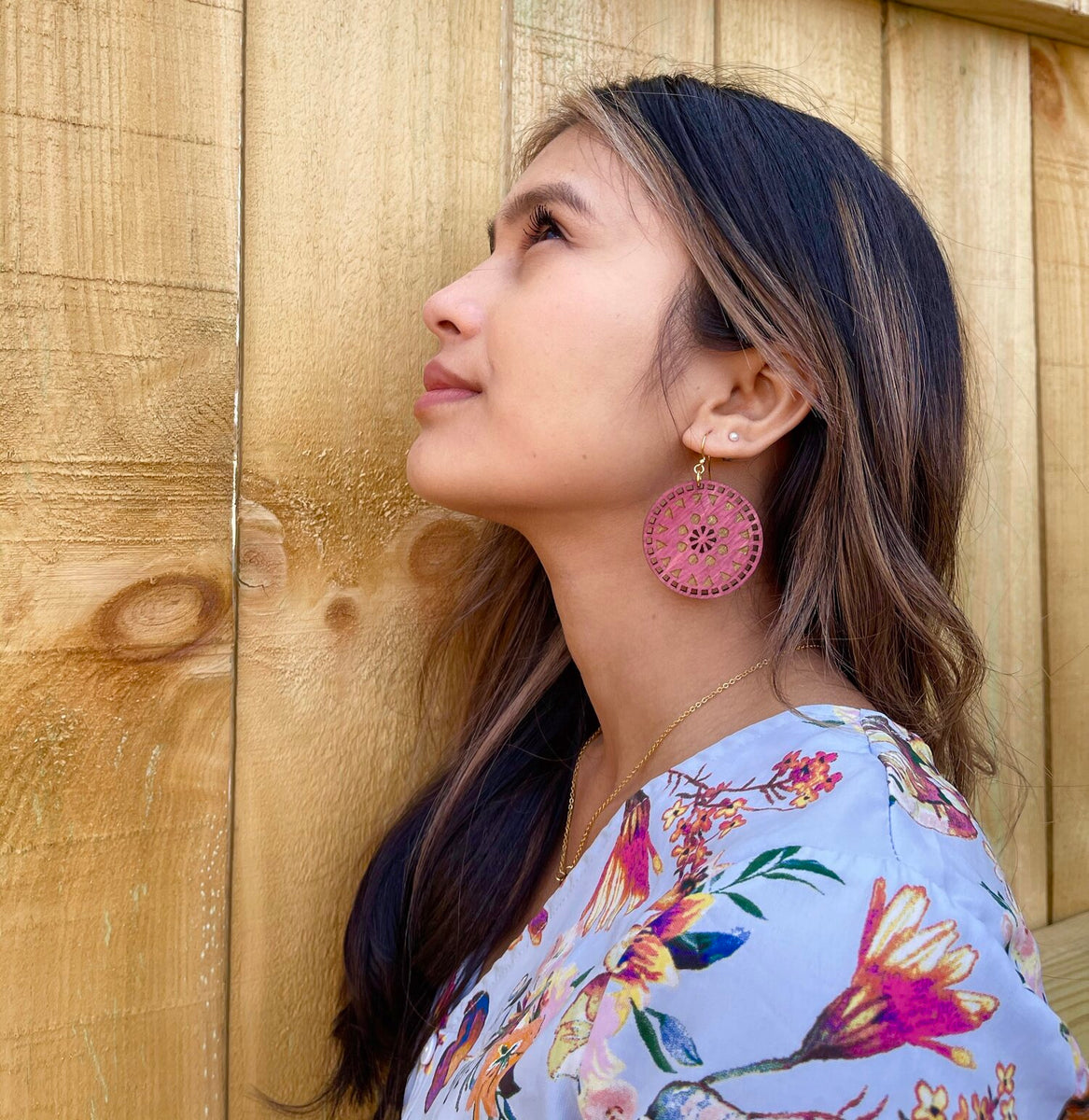 Maya Collection - Purni Rai Medallion Earrings – Revelry Boutique Gallery