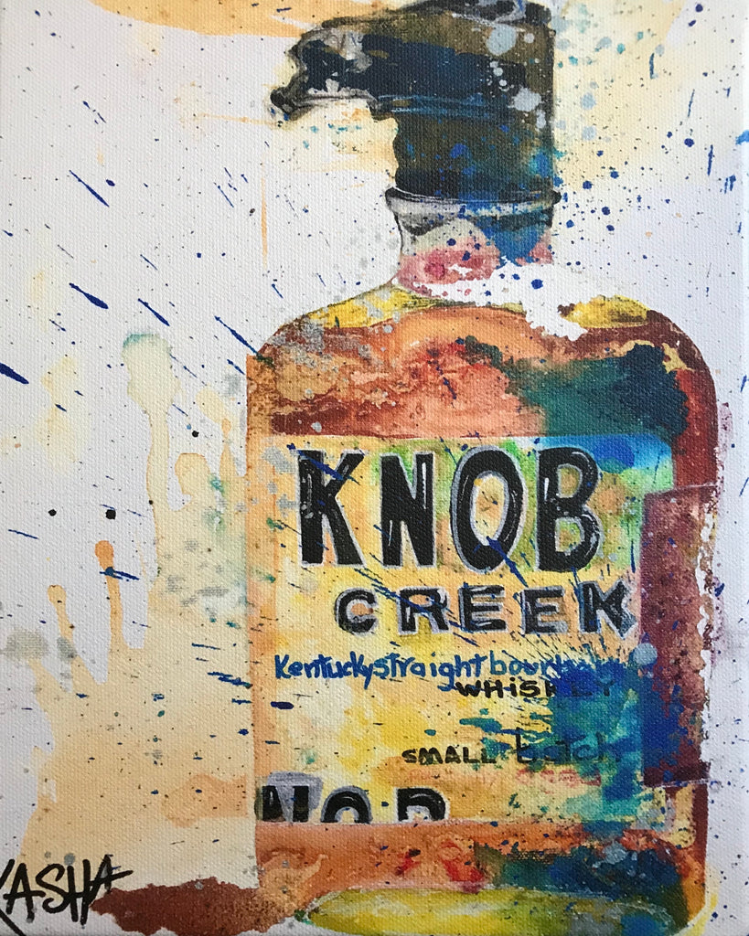 Knob Creek - Bourbon Giclee Canvas Print by Kasha Ritter