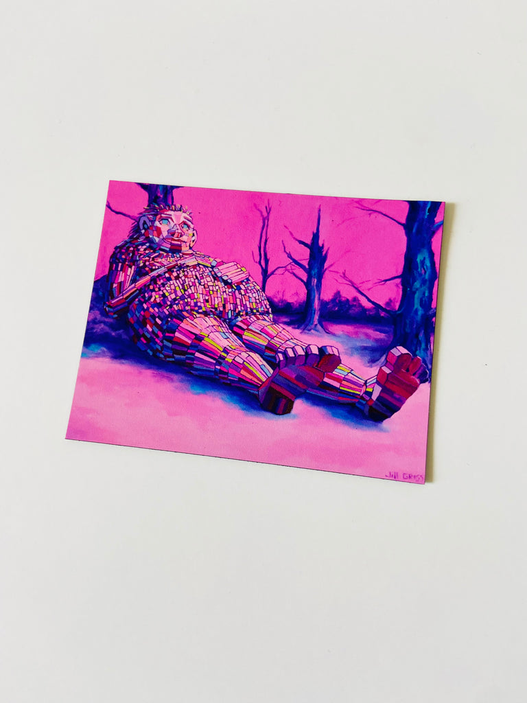 Pink Forest Giant Magnet by Jillybean