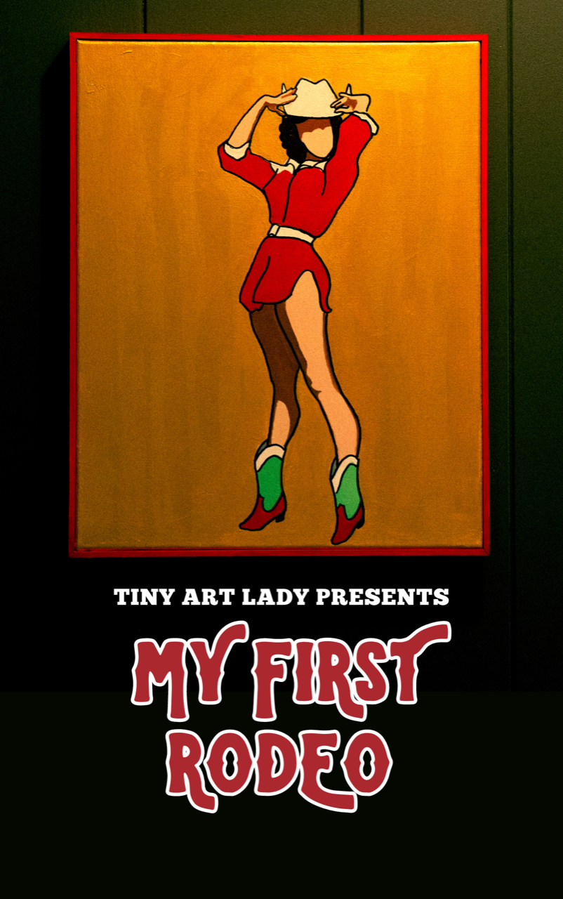 My First Rodeo by Tiny Art Lady