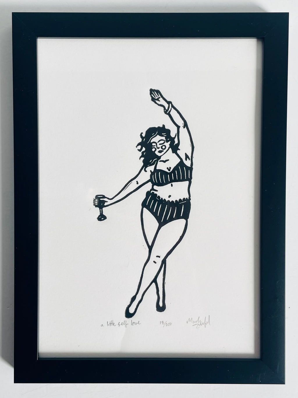 Fox Grove Art - A Little Self Love print