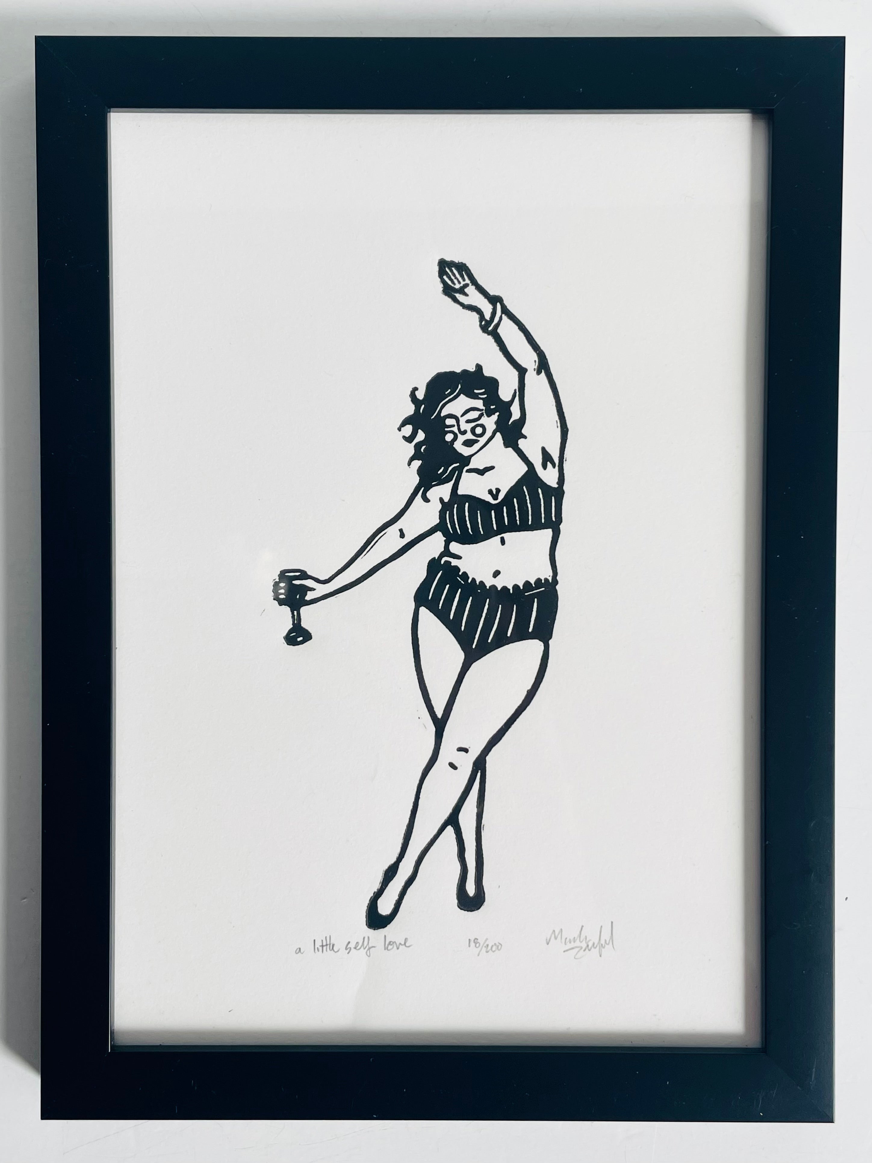 Fox Grove Art - A Little Self Love print