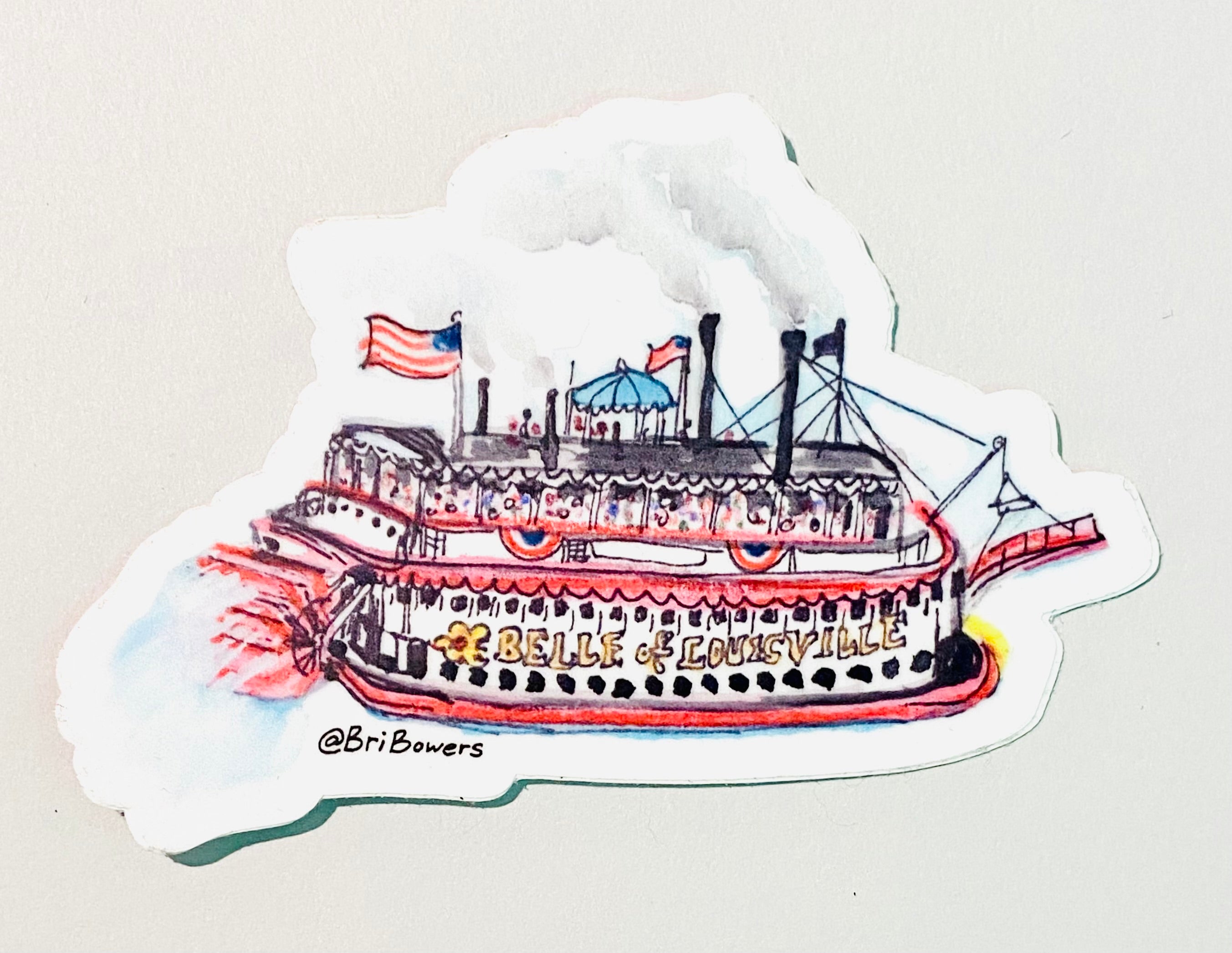 Bri Bowers - Belle Of Louisville Sticker