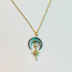 Revelry Jewelry - Pearly Celestial Necklace