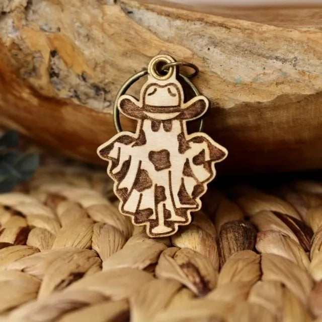 Slate & Stone Co. - Cowboy Ghostie Keychain
