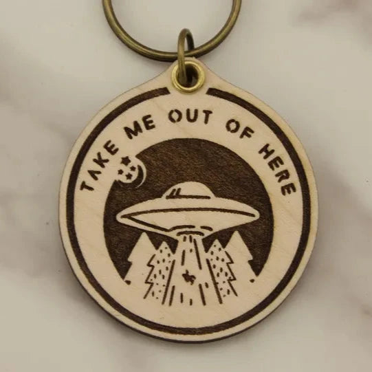 Slate & Stone Co. - UFO Keychain