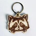 Slate & Stone Co. - Peeking Raccoon Keychain
