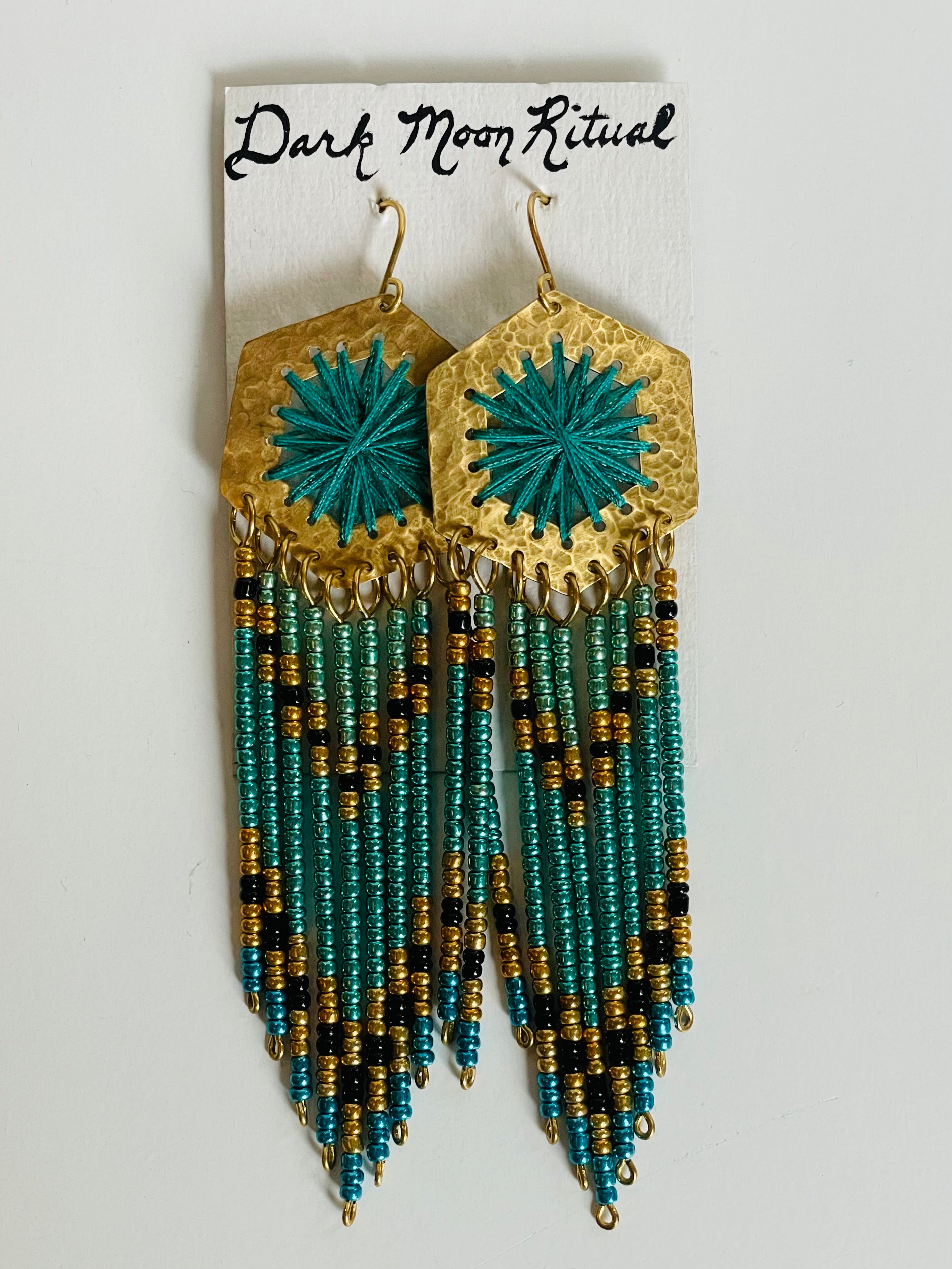 Dark Moon Ritual - Handmade Earrings