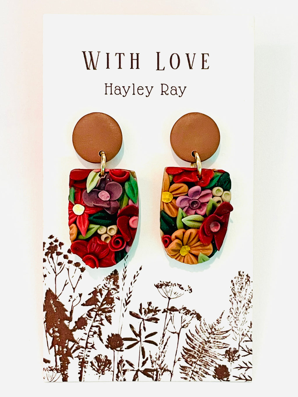 Hunnyhayart - Spring Floral Earrings