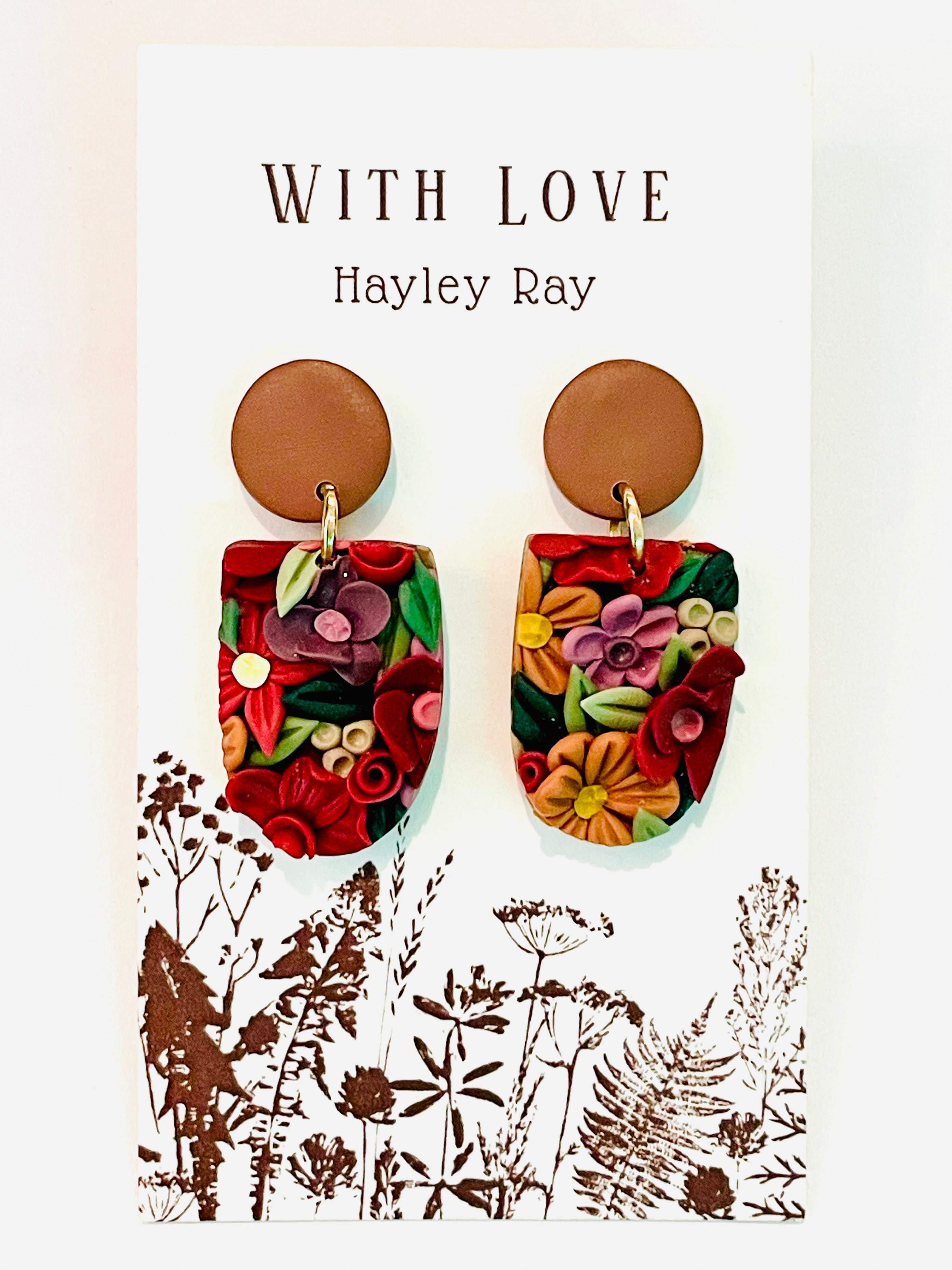 Hunnyhayart - Spring Floral Earrings