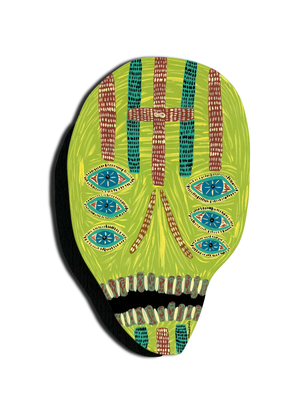 Patrick Jilbert - Green Skull