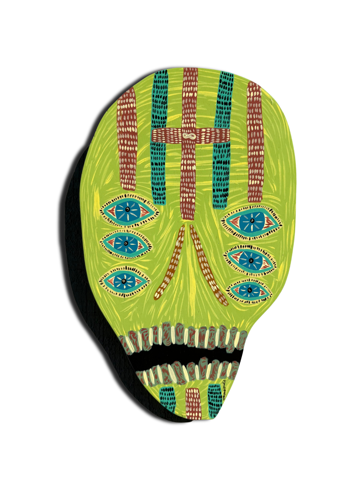 Patrick Jilbert - Green Skull