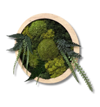 Imani Burns - Medium Round Moss Art