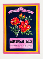 Guided Hand Studio - Victorian Flower Valentine Mini Prints (5x7)