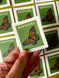 Jessica Holly Creative - Kentucky Butterfly Stamp Sticker