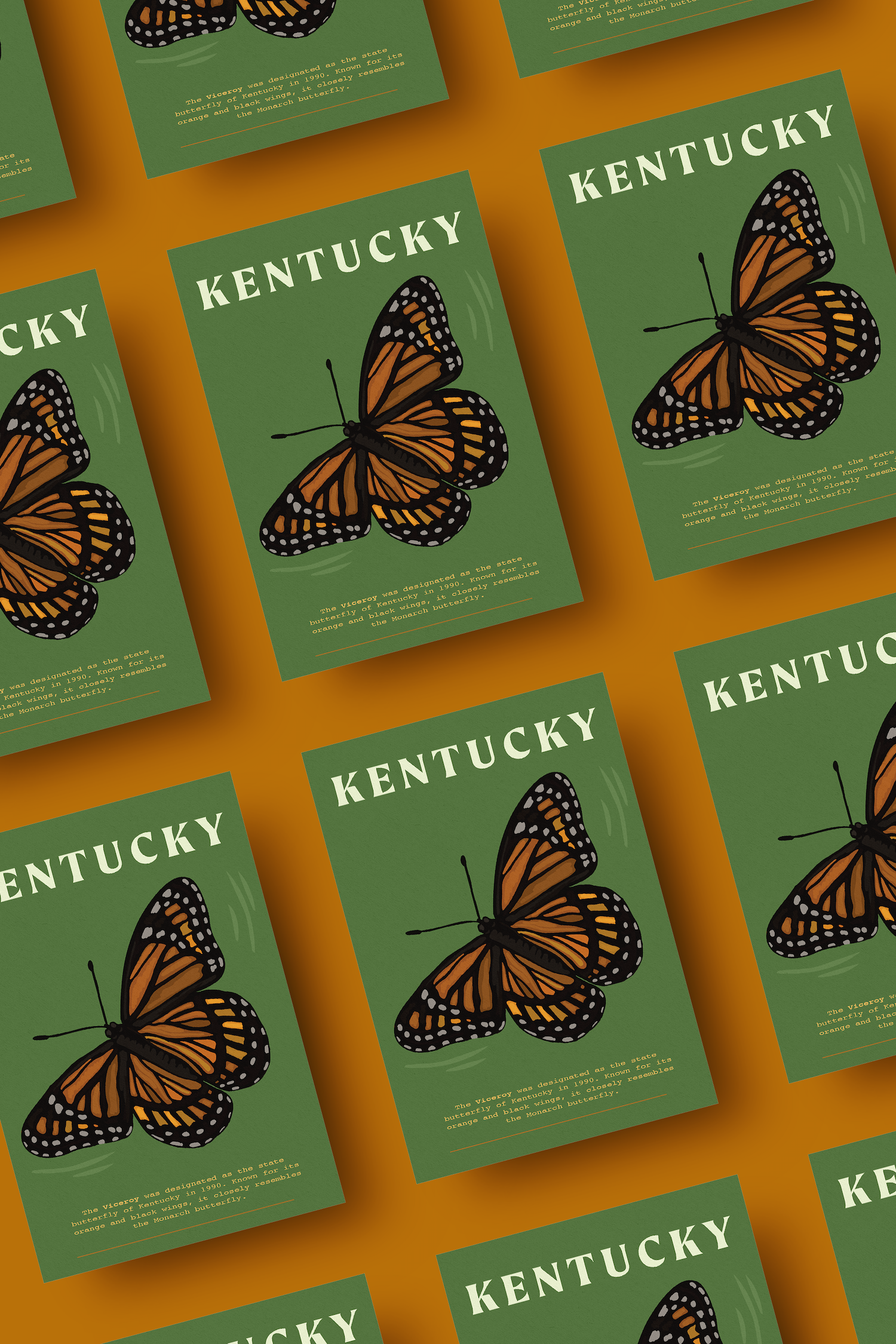 Jessica Holly Creative - Kentucky Butterfly 4x6 Postcard
