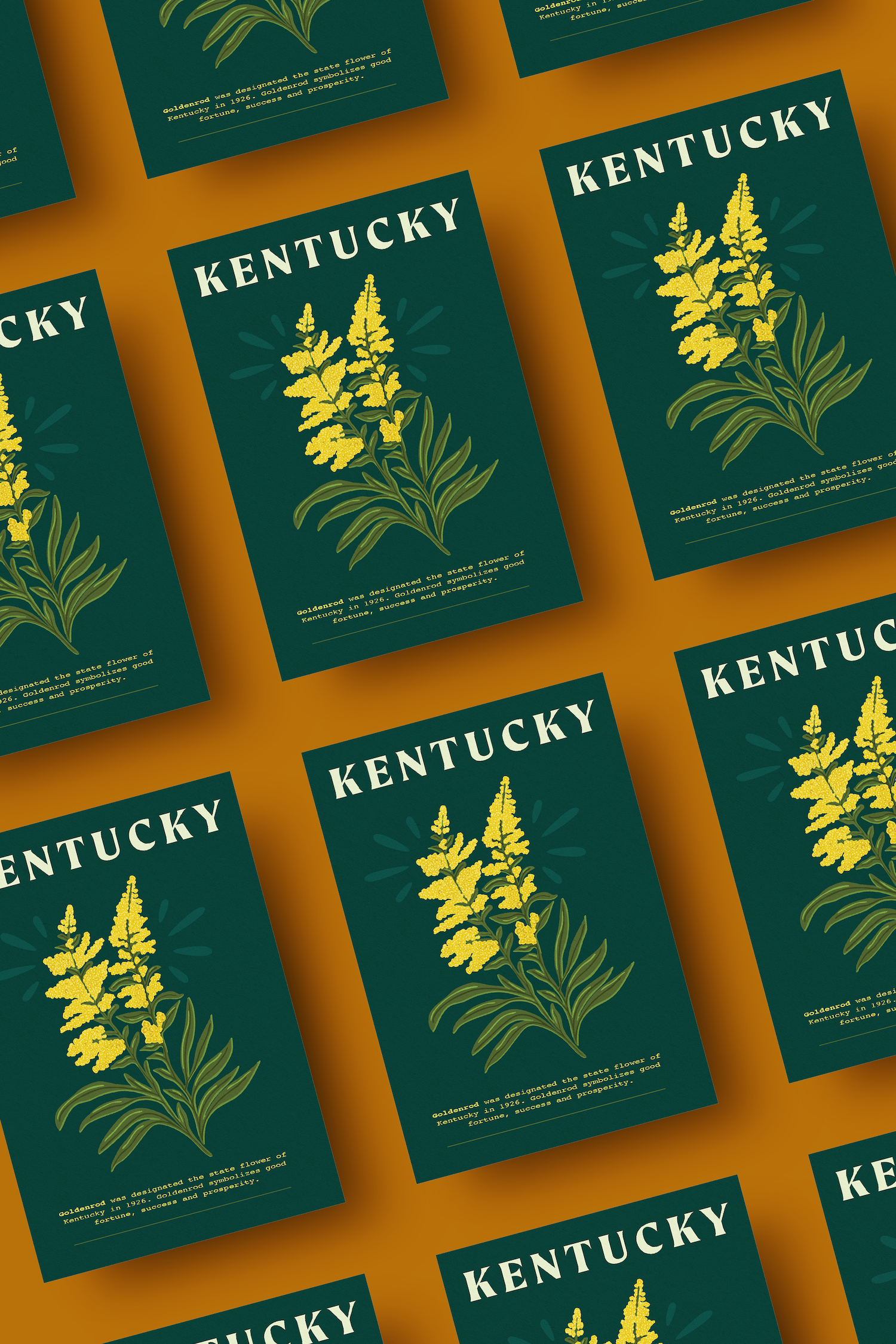 Jessica Holly Creative - Kentucky Flower 4x6 Postcard