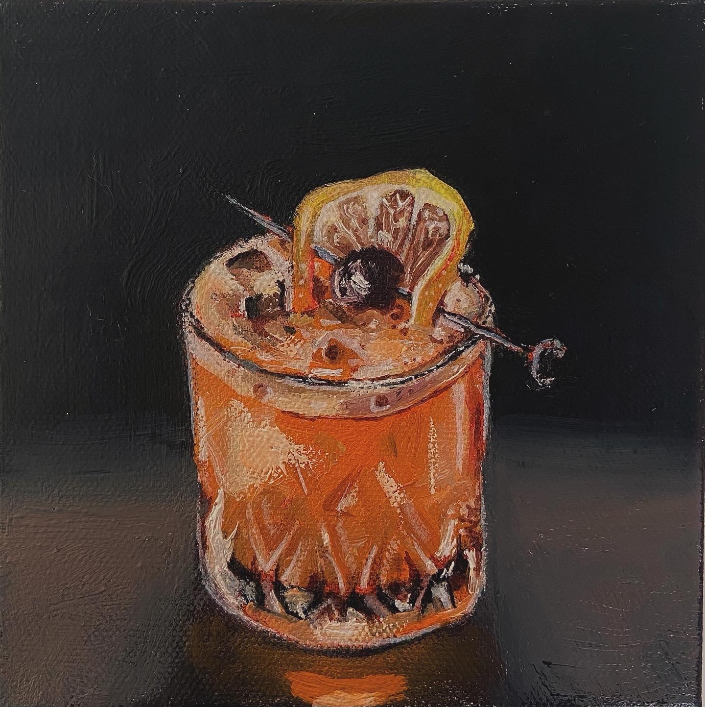 Jacob Grant - Whiskey Sour Cocktail Painting Prints