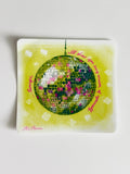 Bri Bowers  - Disco Ball Taylor Swift Yellow Sticker