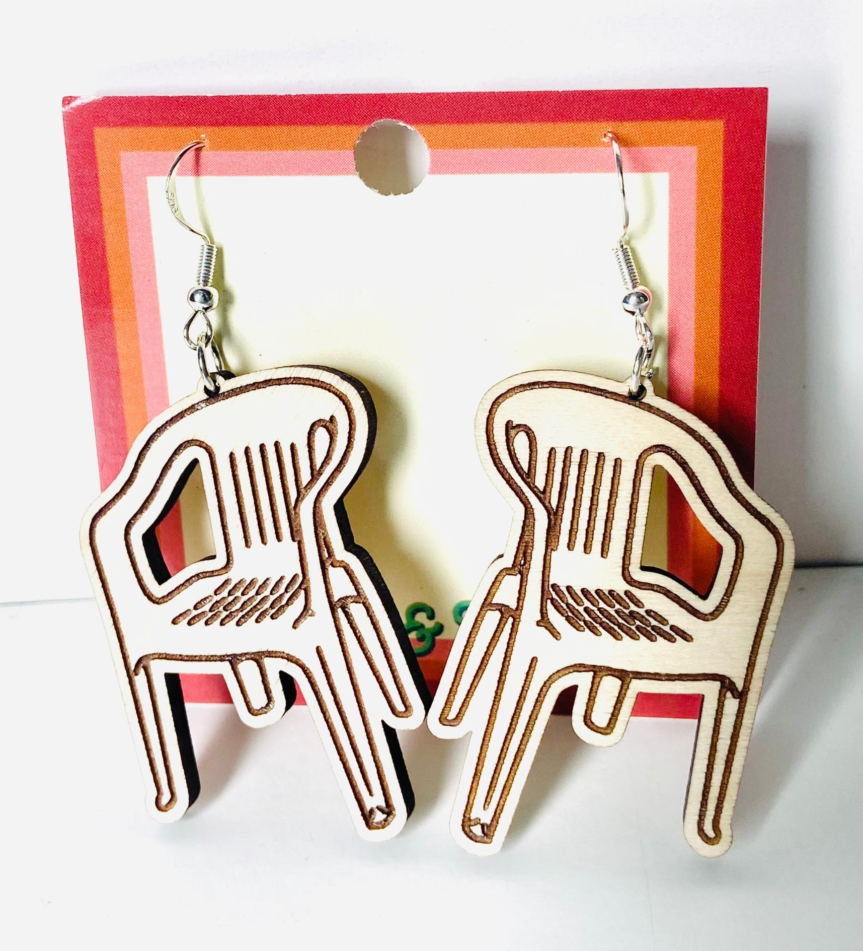 Slate & Stone Co. - Lawn Chair Dangle Earrings