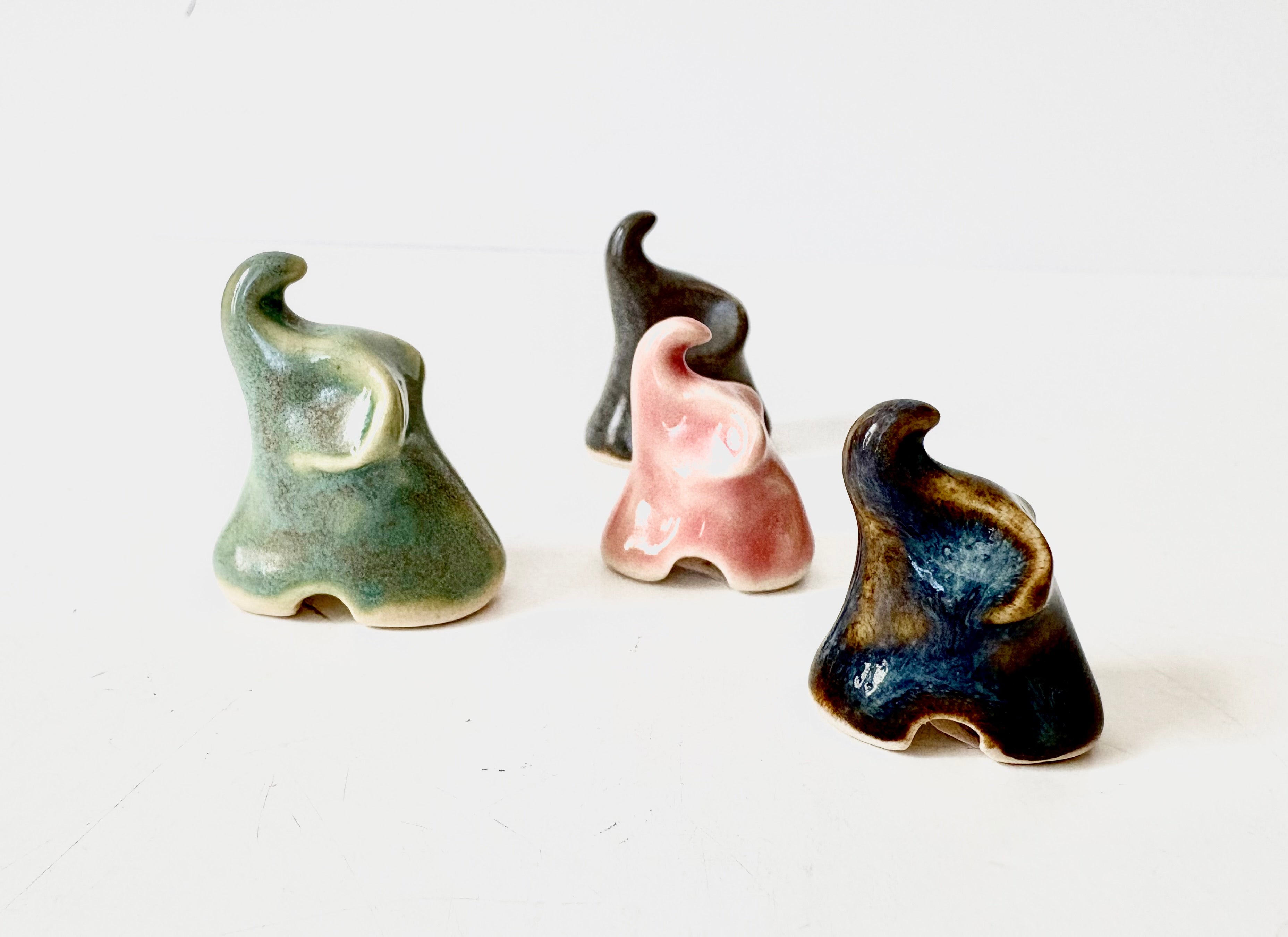 K Dub Art- Ceramic Elephants