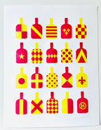 Eric Hammersmith - Bottle Silks Letterpress Print