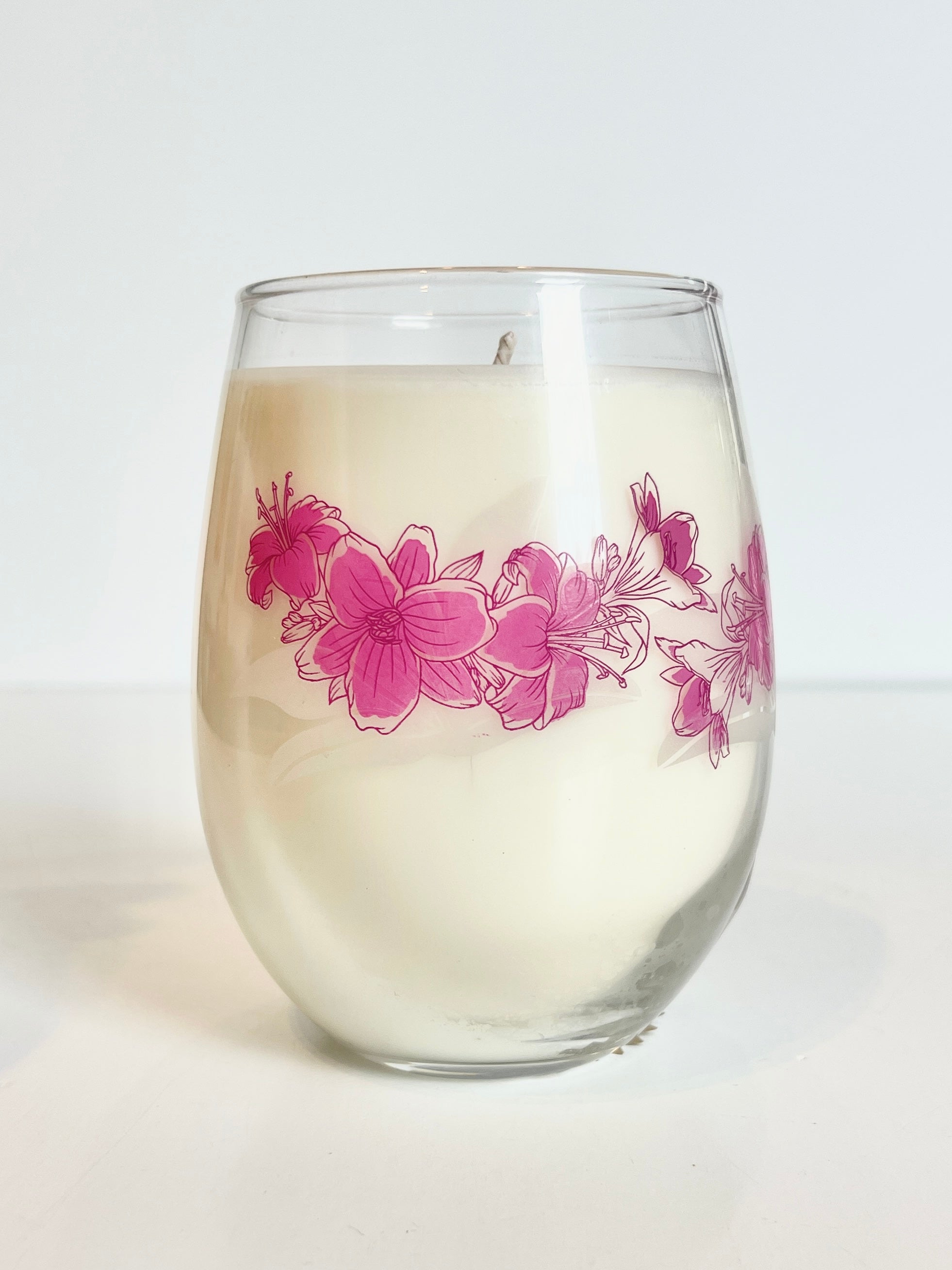 Nerd Babes Co - Oaks Wine Glass Candles