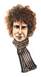Bri Bowers - Bob Dylan Sticker