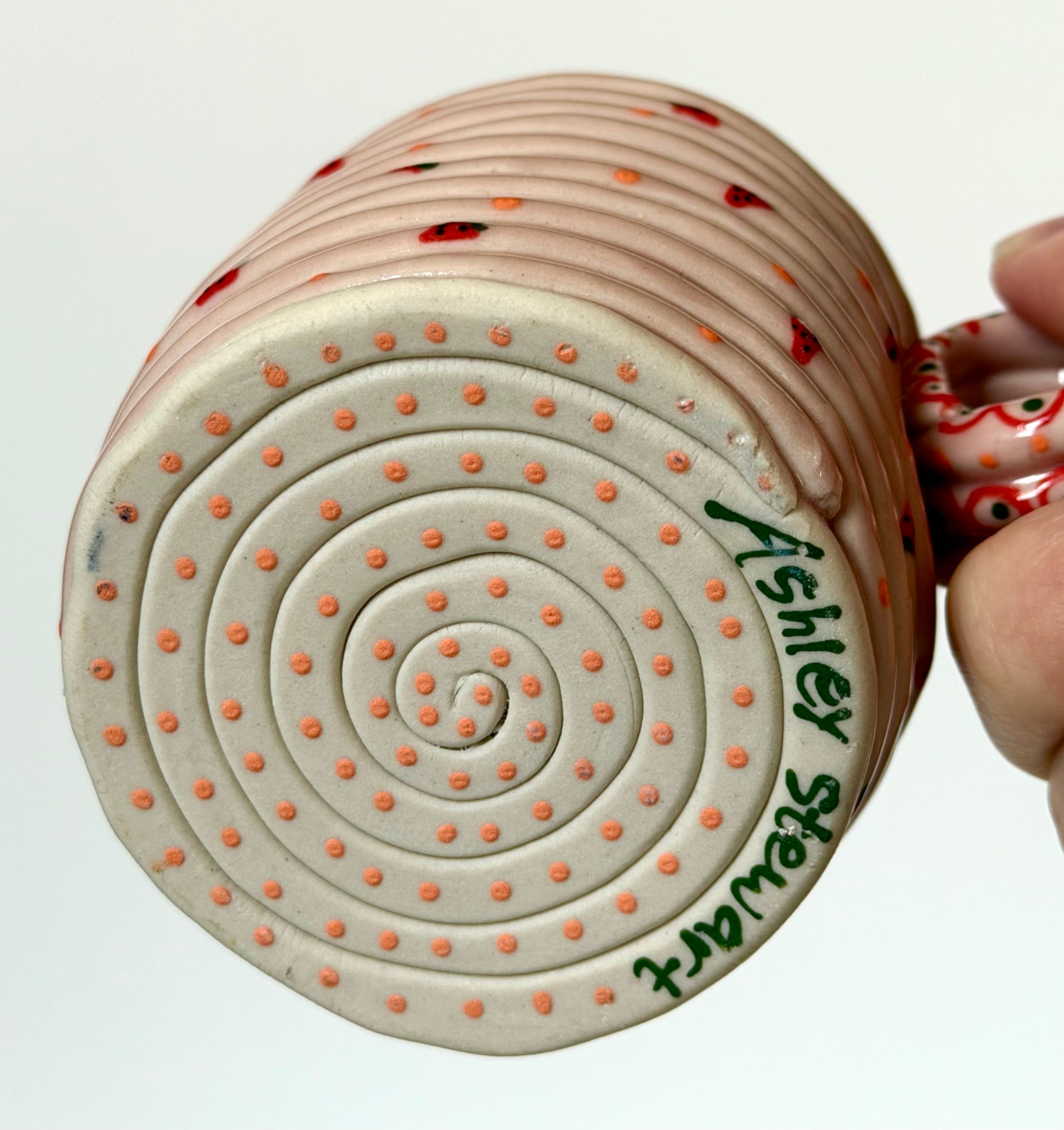 Ashley Stewart - Ceramic Coil Espresso Mugs