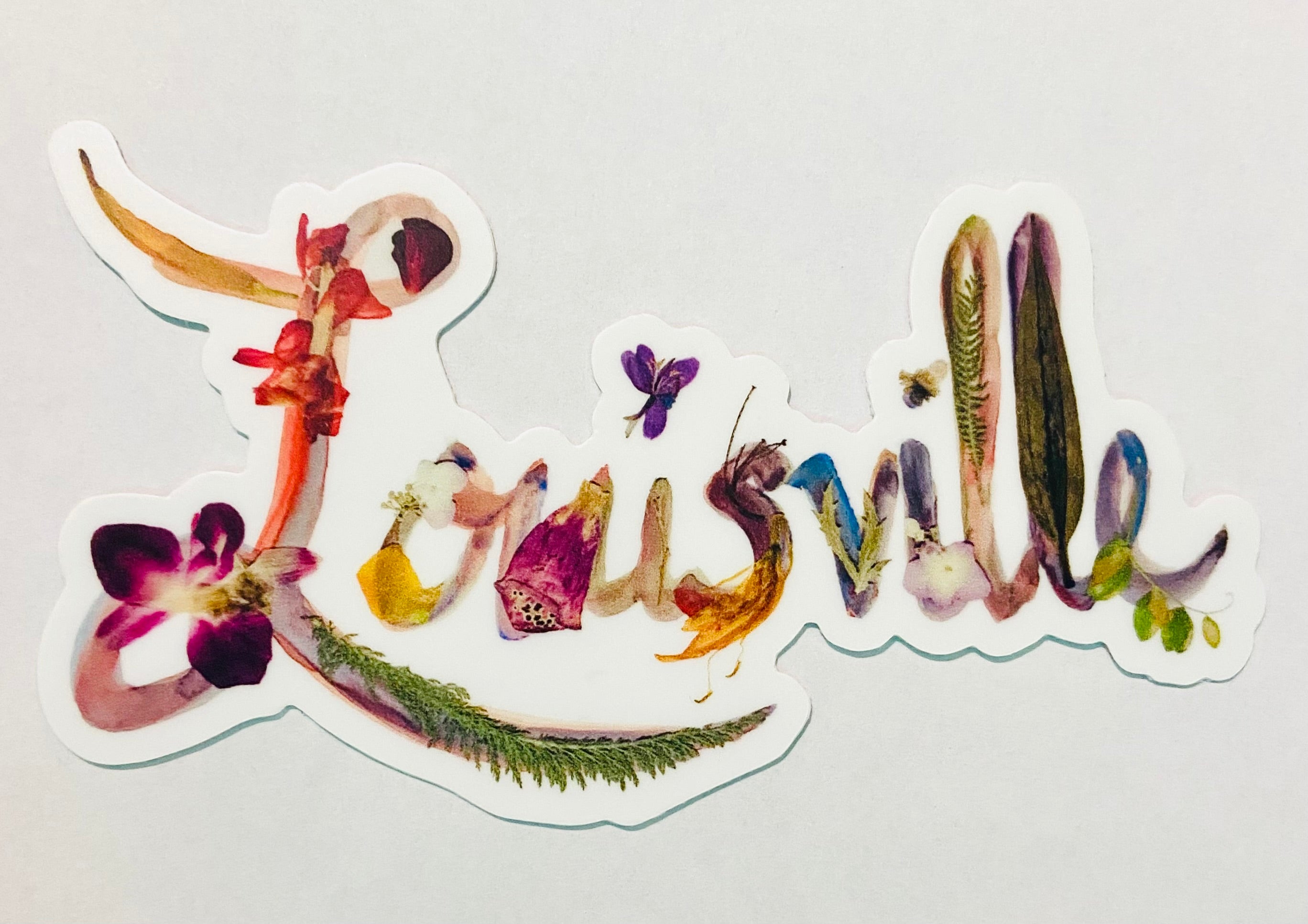 Ada Asenjo - Floral Louisville Sticker