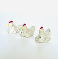 K Dub Art- Ceramic Chickens