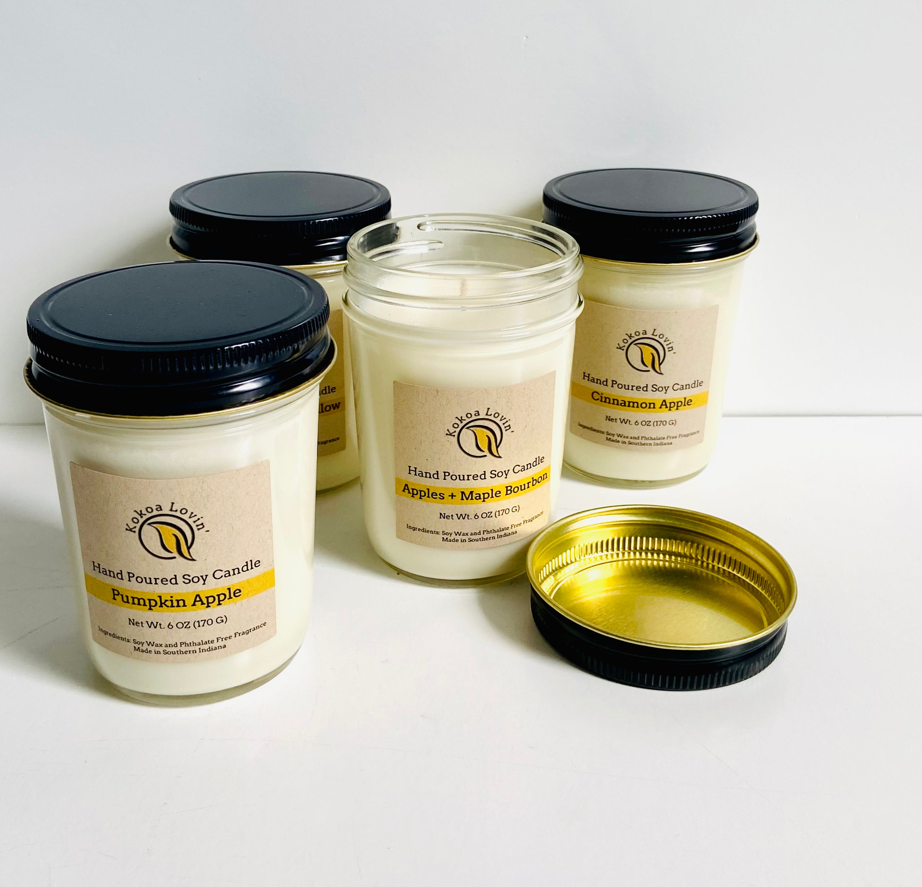 Kokoa Lovin' LLC - Hand Poured Soy Candle - 6 oz