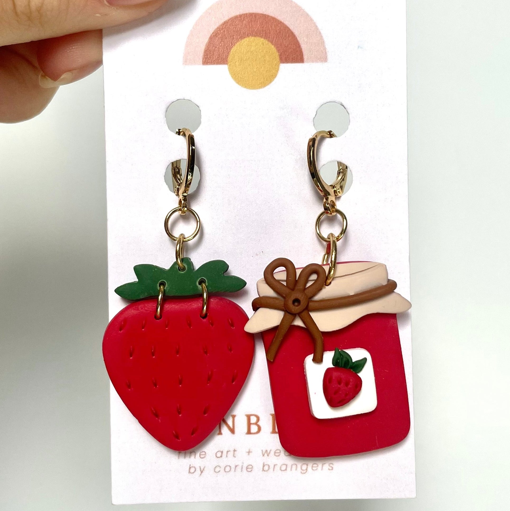 Sunblind - Strawberry/Jam Earrings