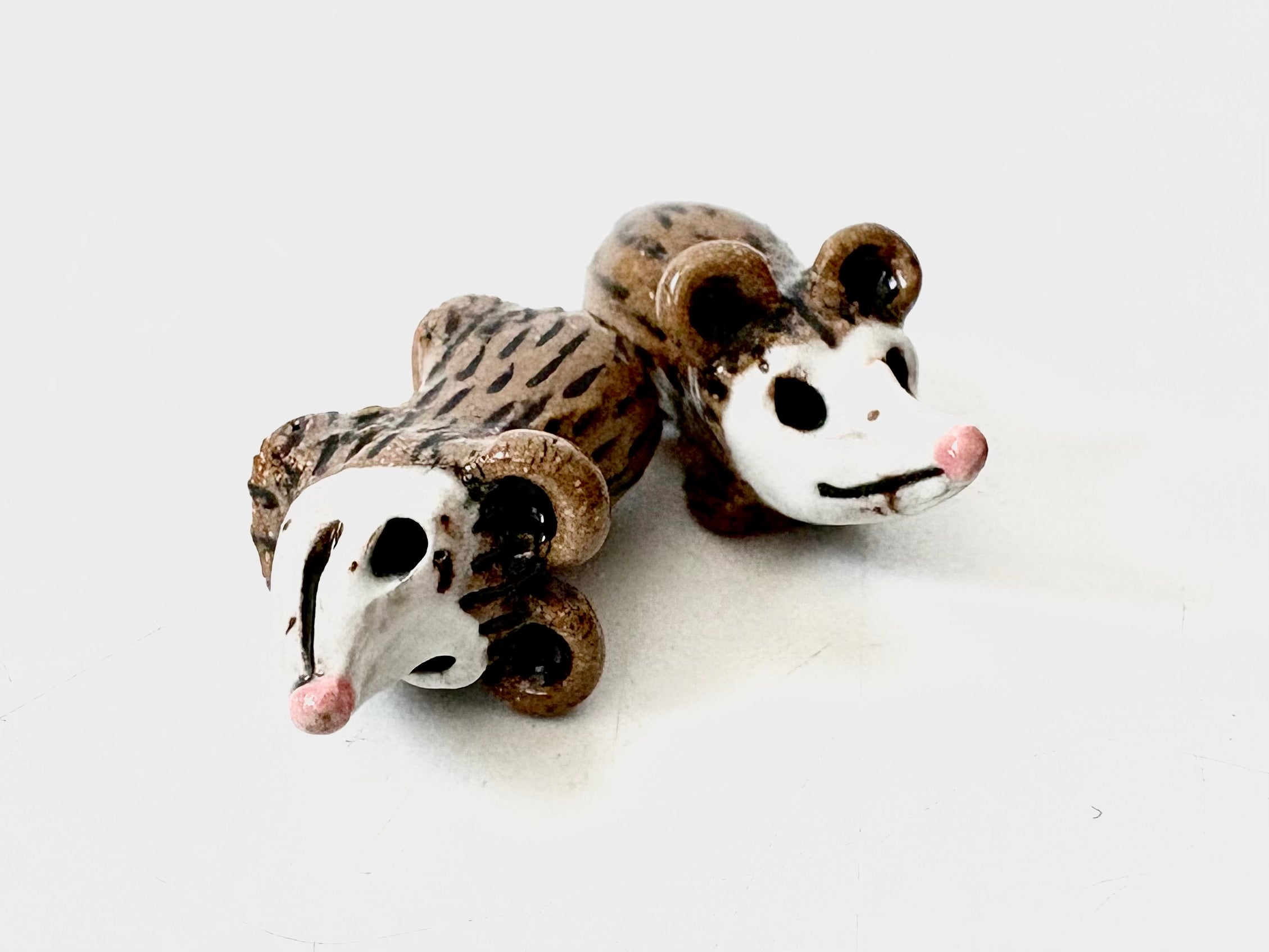 K Dub Art- Ceramic Opossums