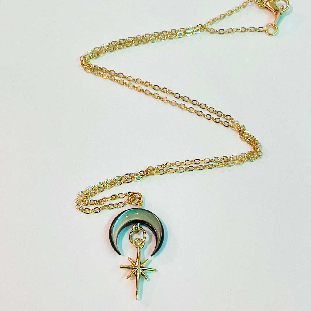 Revelry Jewelry - Pearly Celestial Necklace