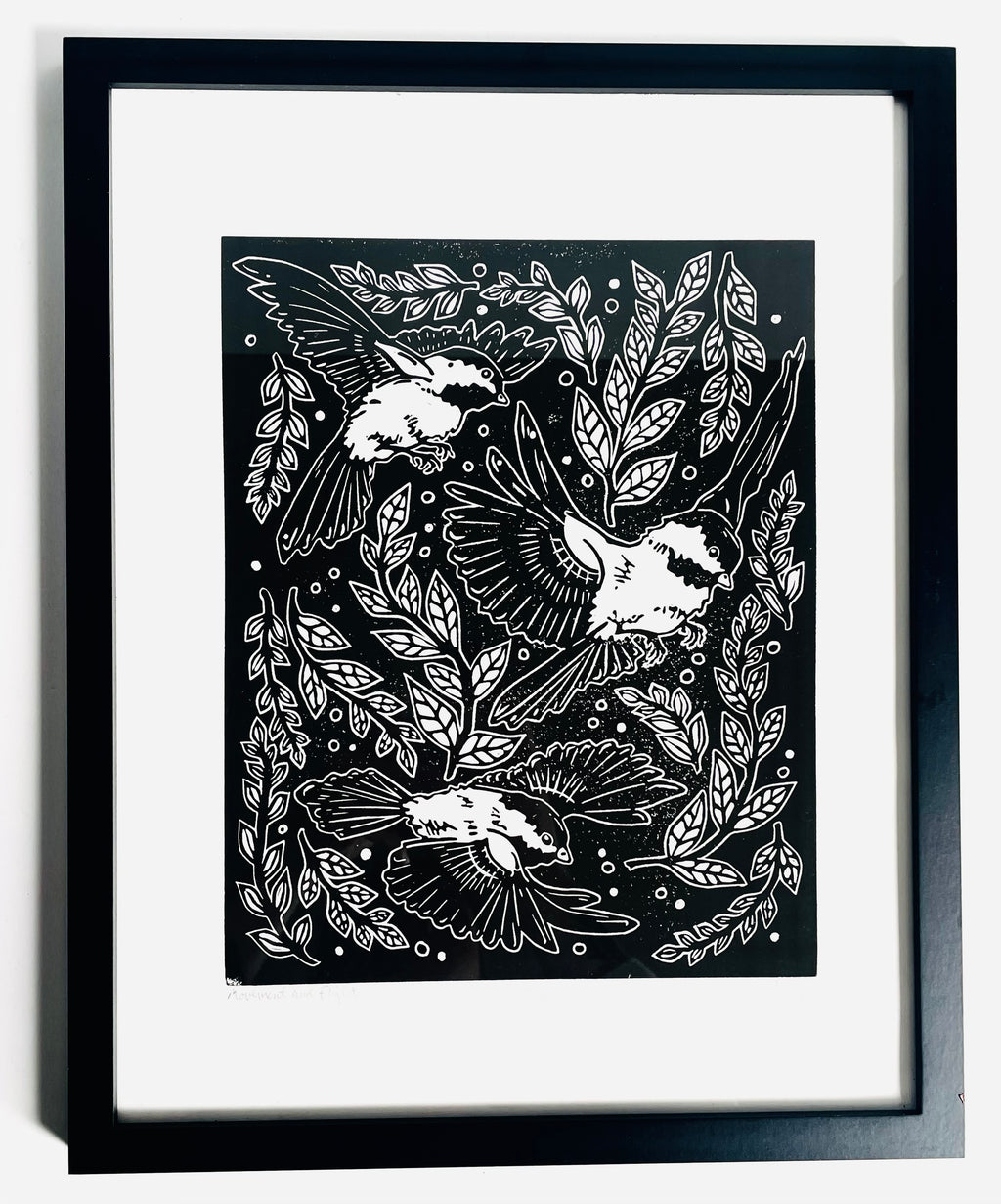 Fox Grove Art - Framed Movement and Flight