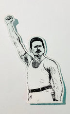 Maya Joy - Mountain Portrait Freddie Mercury Sticker