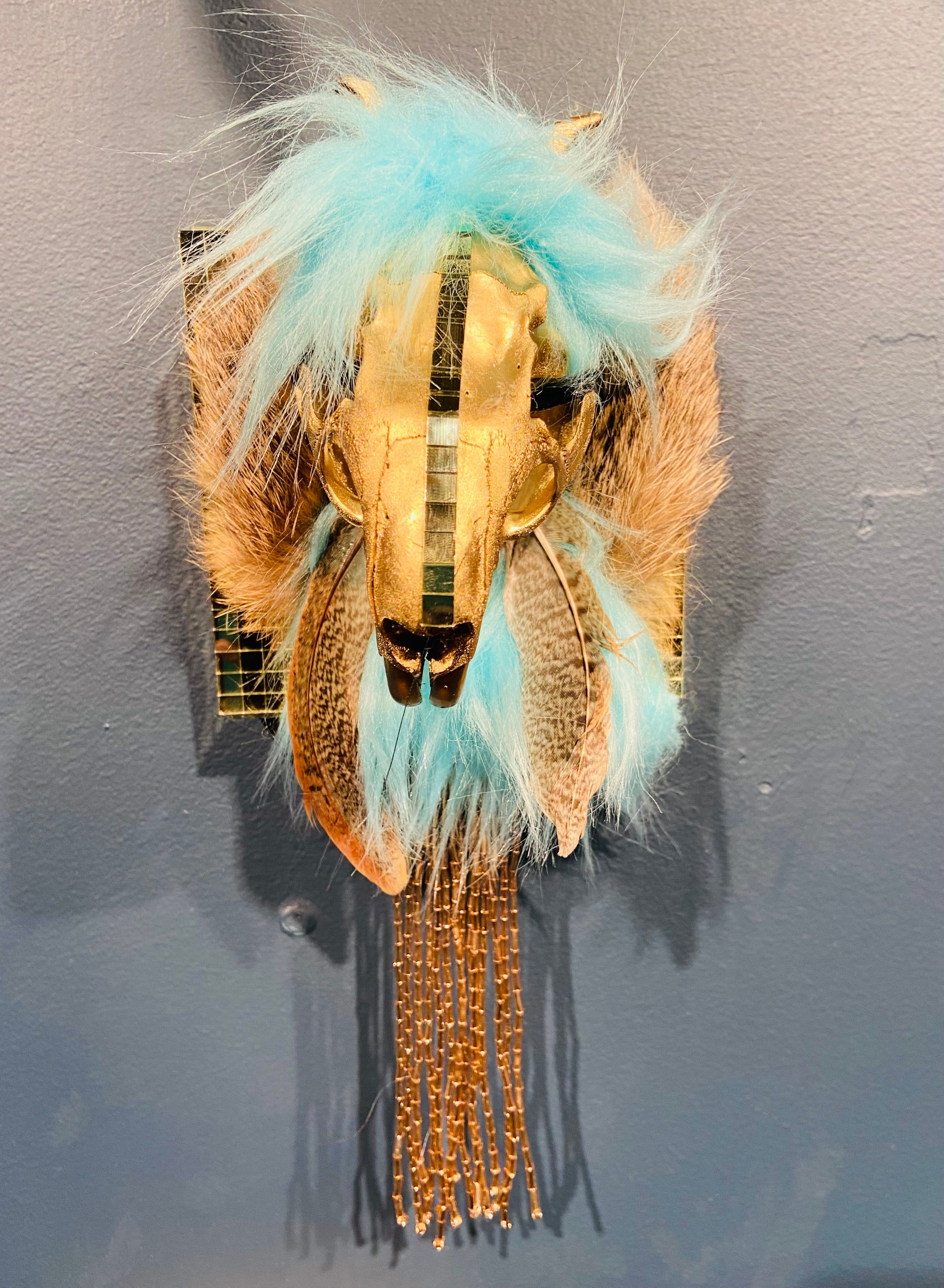 Tiny Art Lady- Good Luck Charm Gold