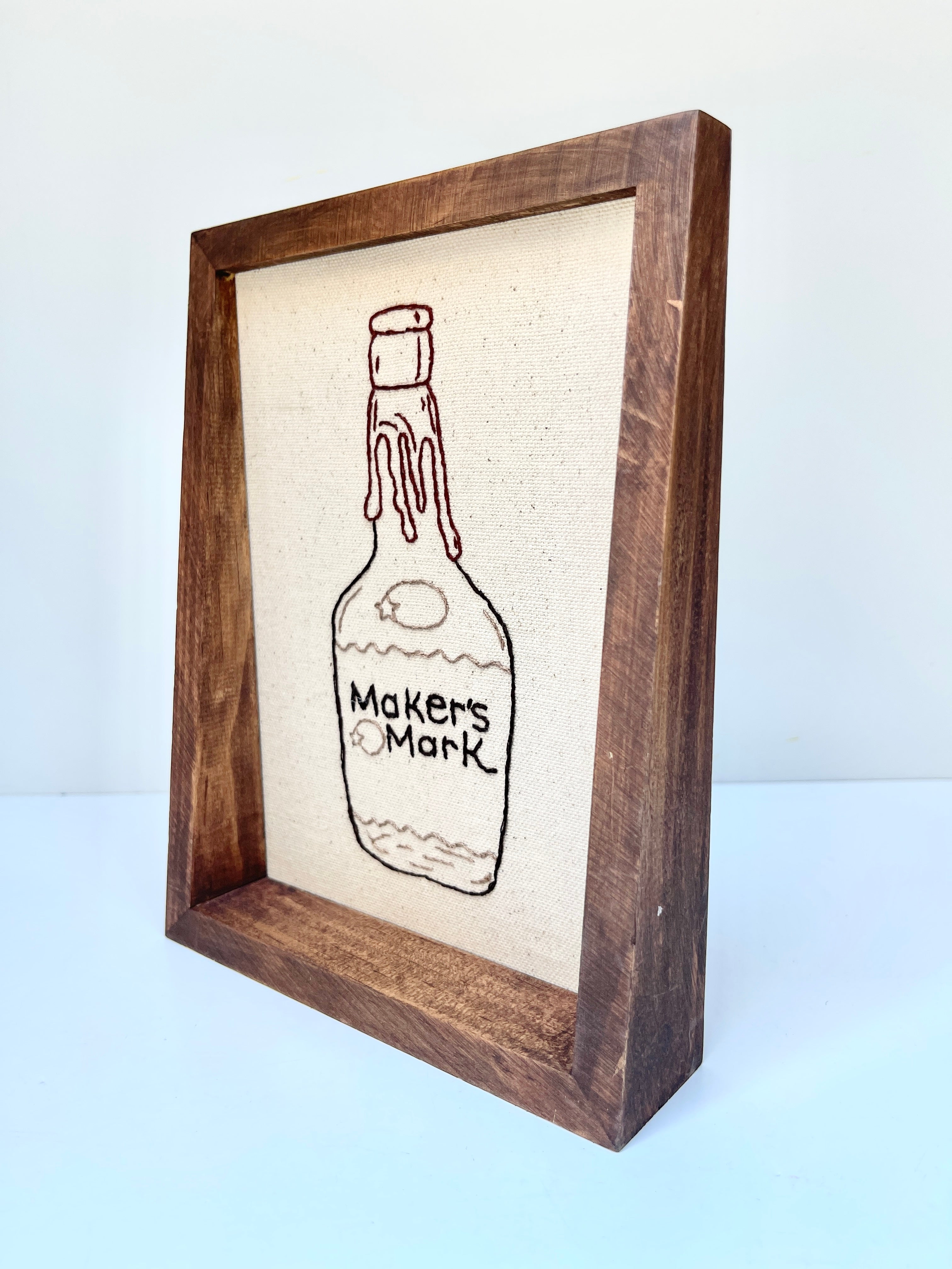 Zoe Luvisi - Makers Mark Framed Embroidery