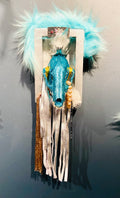 Tiny Art Lady- Good Luck Charm Blue