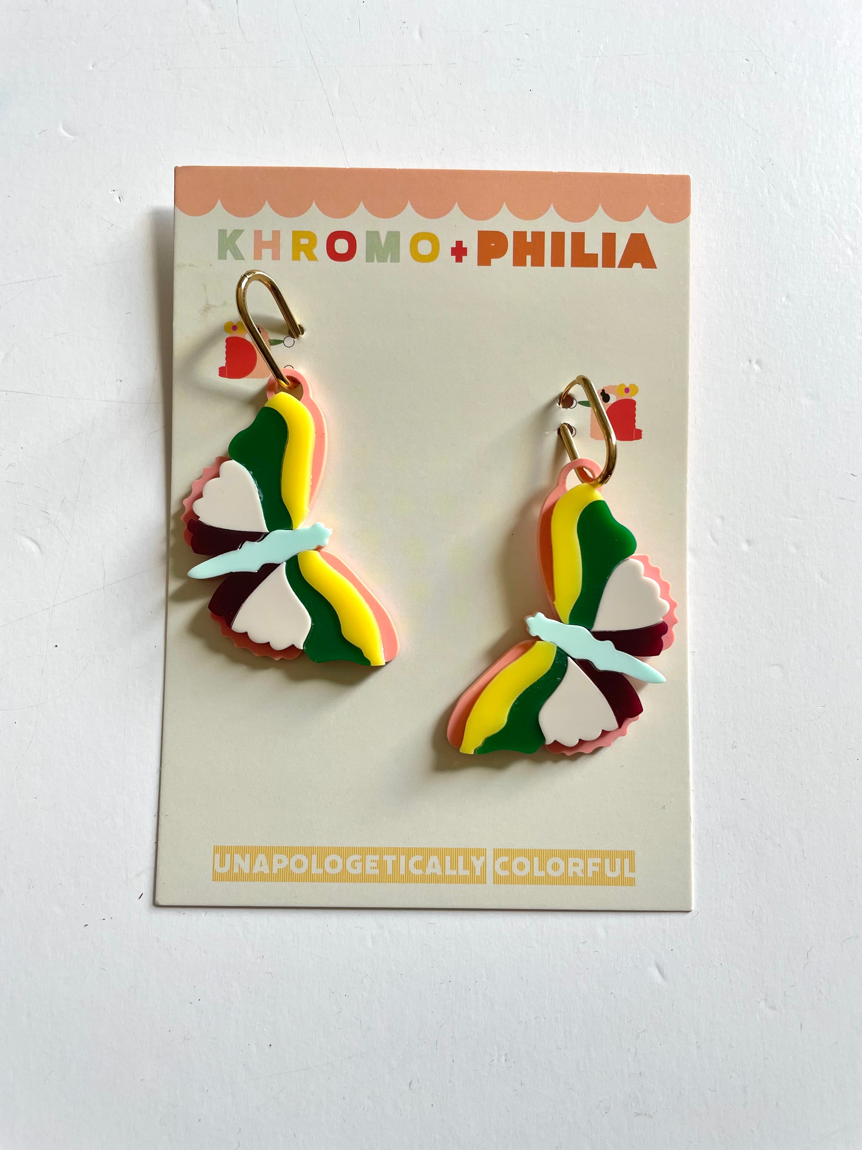 KHROMO+PHILIA - Butterfly Earrings