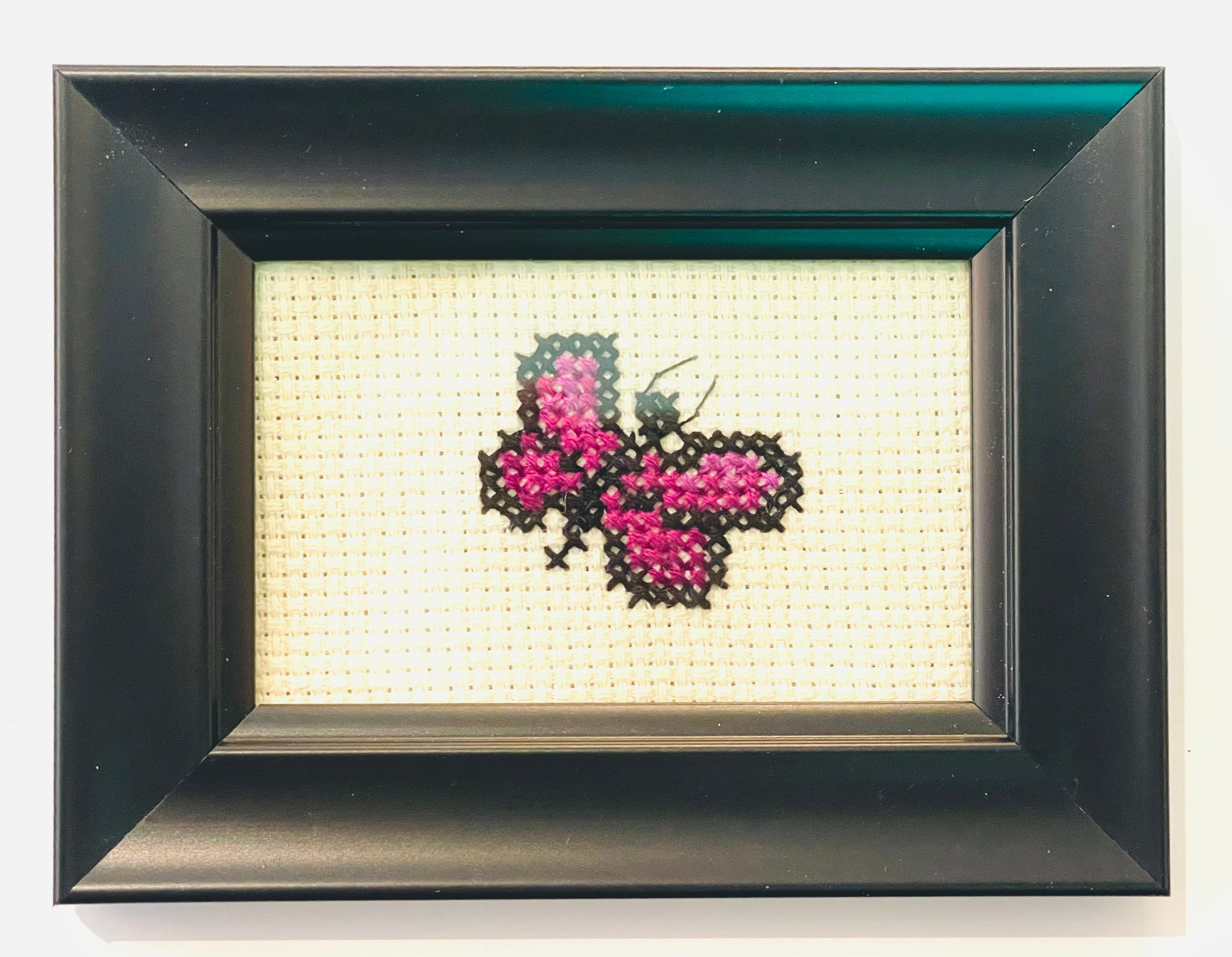 Angela Coltrane - Butterfly Cross-stitch art