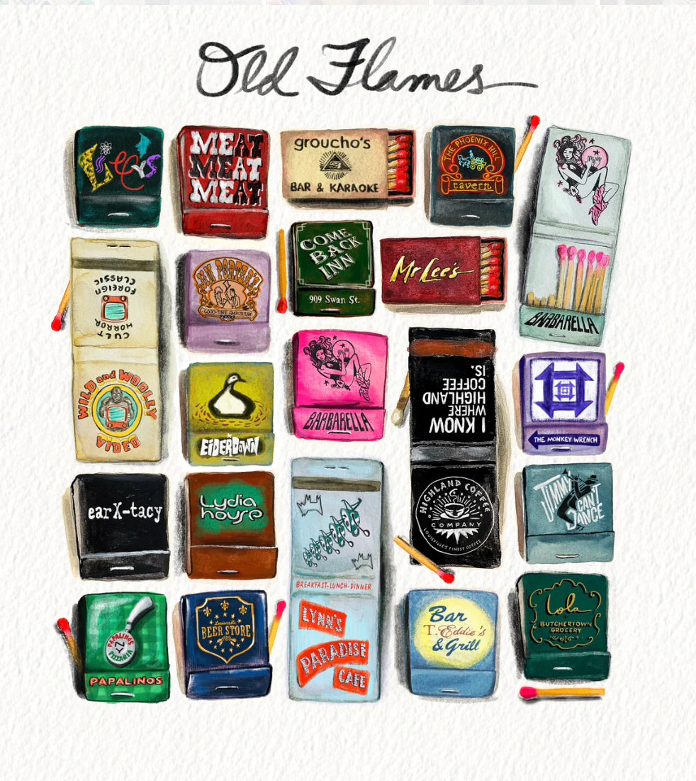 Bri Bowers - Old Flames 8.5 x 11 Print