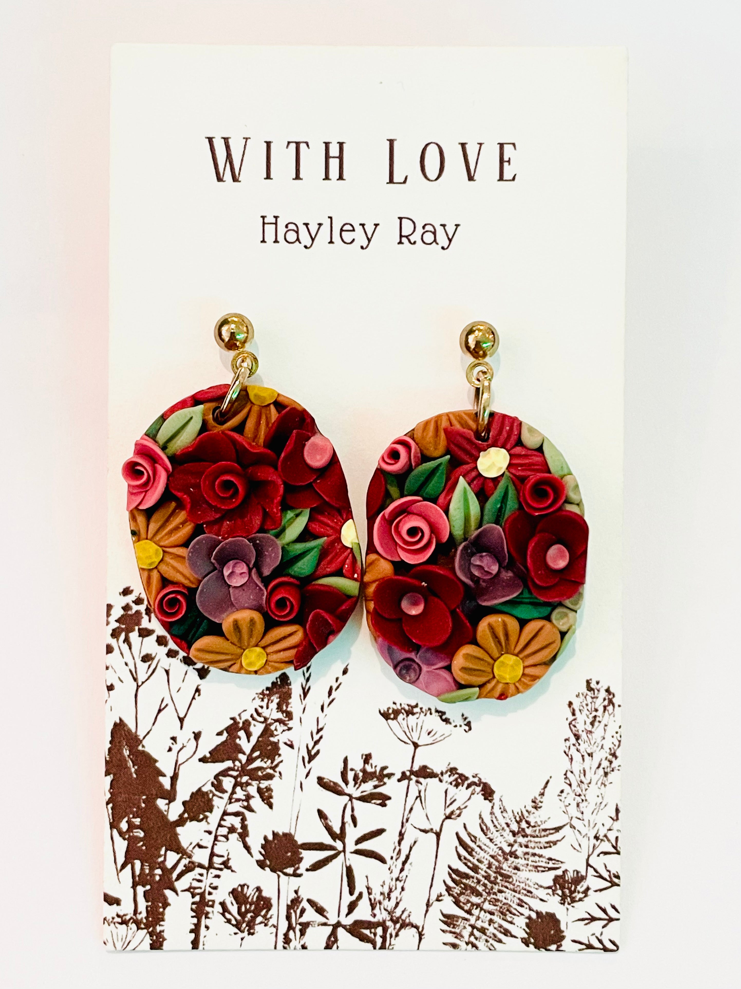 Hunnyhayart - Spring Floral Earrings