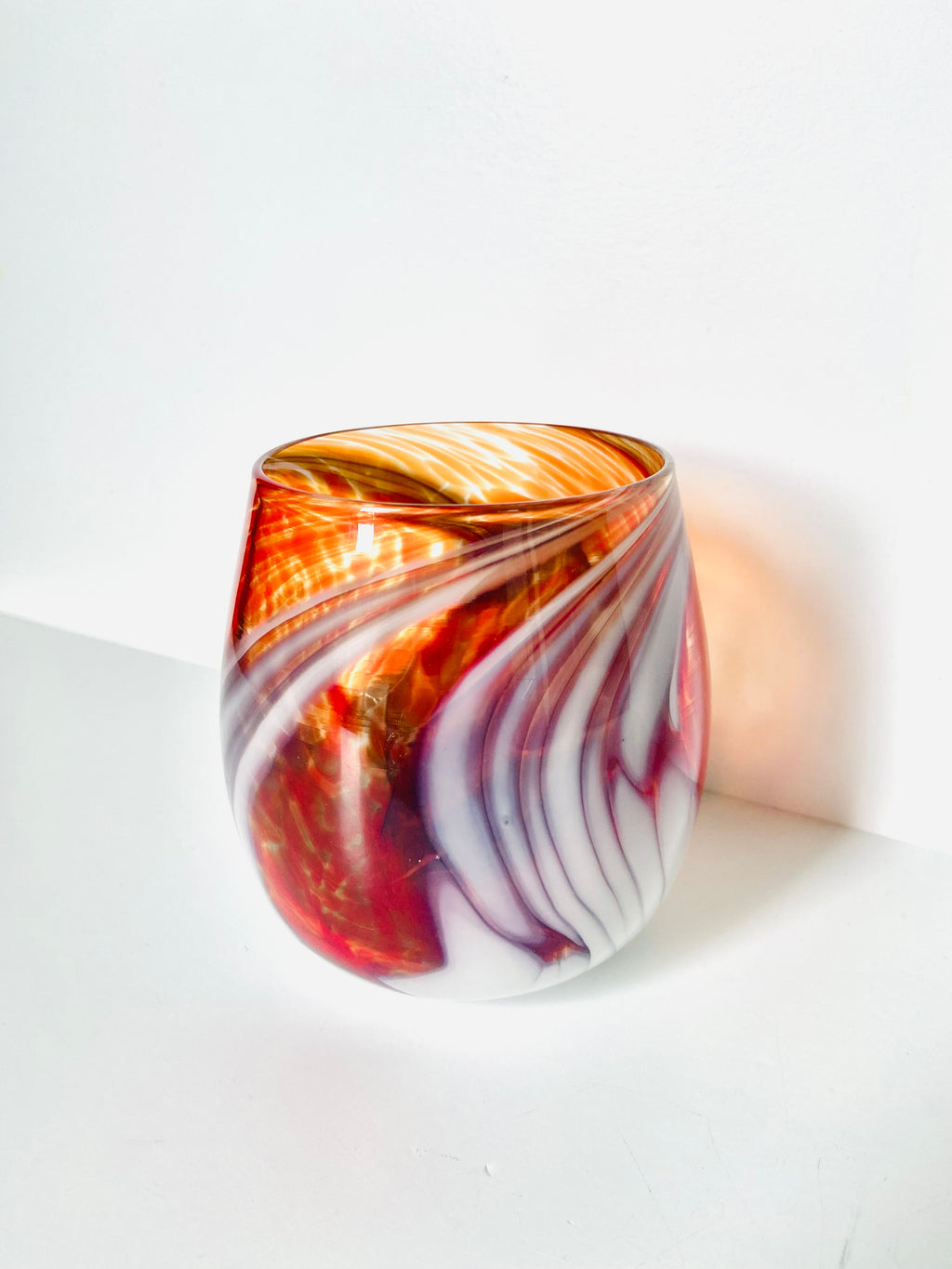 Chad Balster - Feather Stemless Wine Glass