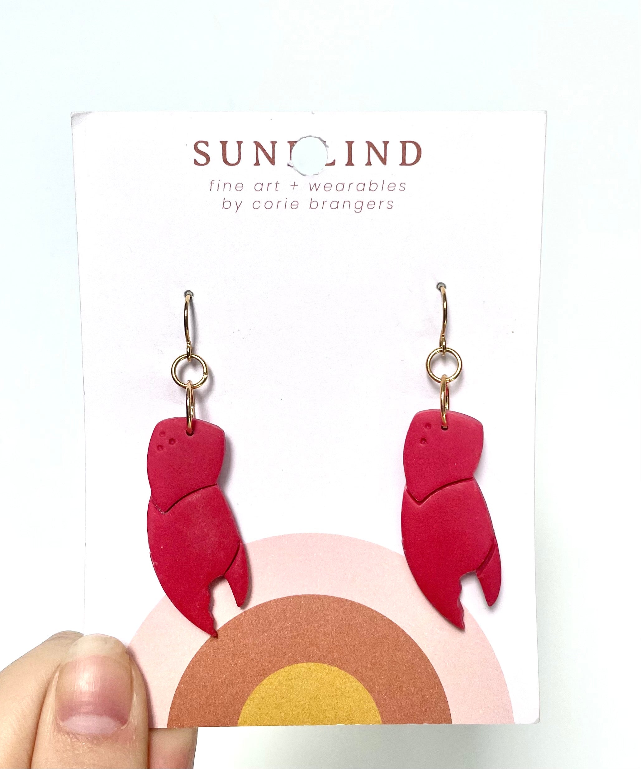 Sunblind - Lobster Earrings