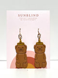 Sunblind - Honeybear Earrings