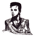 Maya Joy - Mountain Portrait Prince Sticker